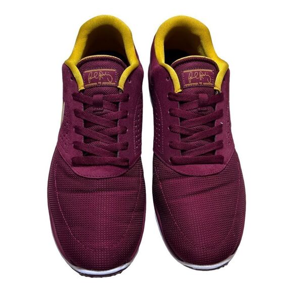 NIKE SB PAUL RODRIGUEZ LUNARLON DYNAMIC SUPPORT BURGANDY GOLD SZ 13 TEAM Colors - Picture 2 of 9